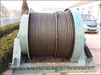 Eversafe ship docking winch 25 T